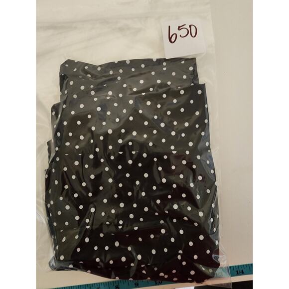 UNIQLO x INES DE LA FRESSANGE Black White Polka Dot Light Zip Hooded Jacket SZ S - Picture 12 of 12